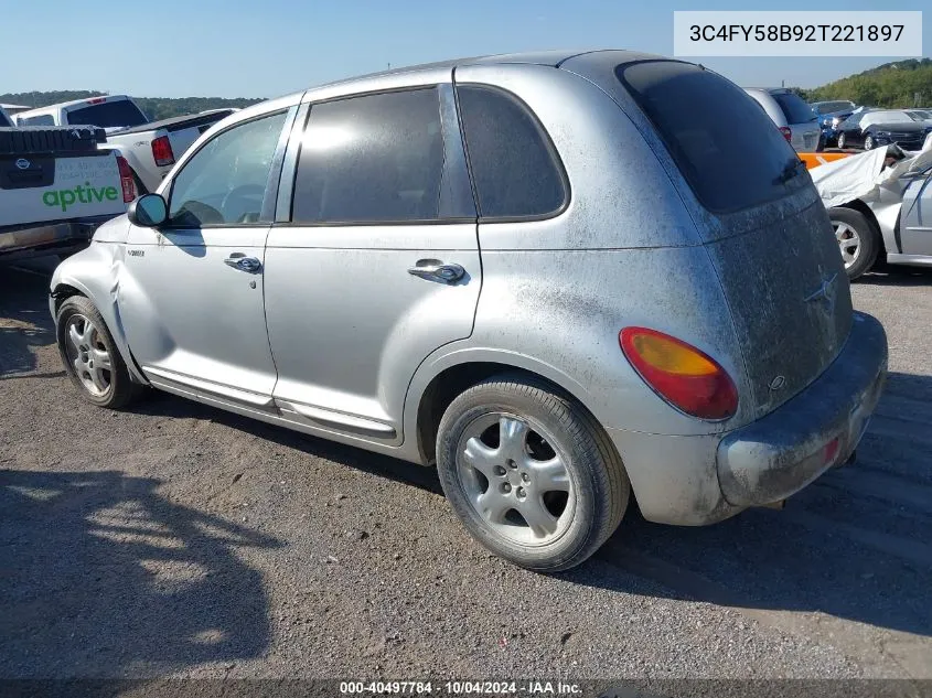 2002 Chrysler Pt Cruiser Touring VIN: 3C4FY58B92T221897 Lot: 40497784