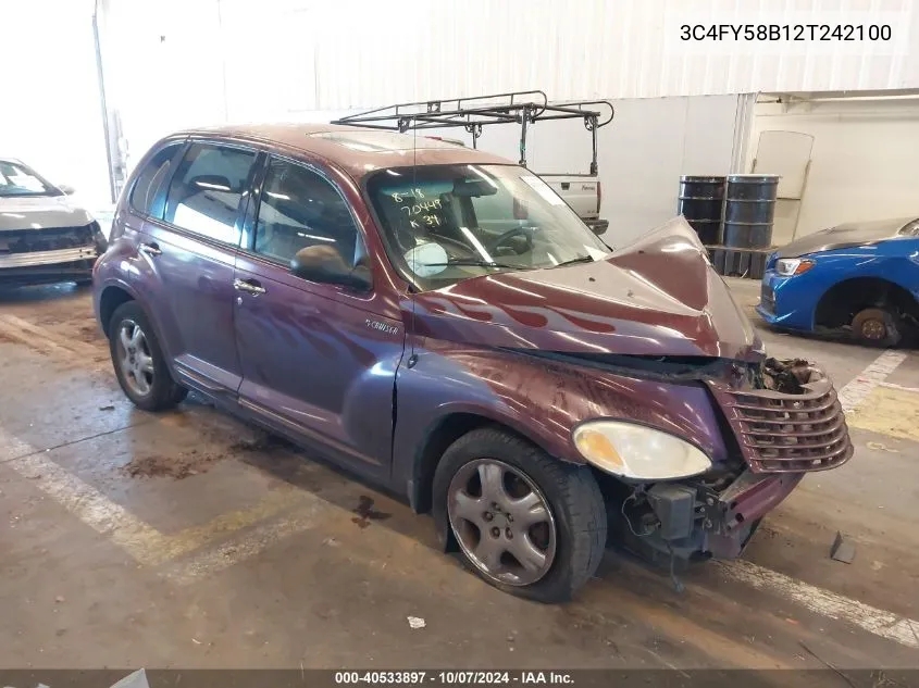 2002 Chrysler Pt Cruiser Touring VIN: 3C4FY58B12T242100 Lot: 40533897