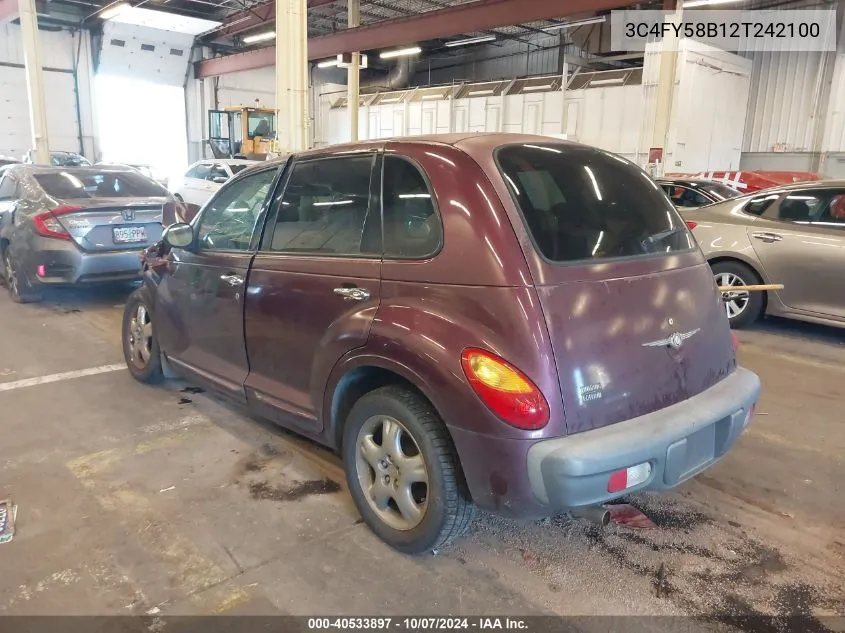 2002 Chrysler Pt Cruiser Touring VIN: 3C4FY58B12T242100 Lot: 40533897