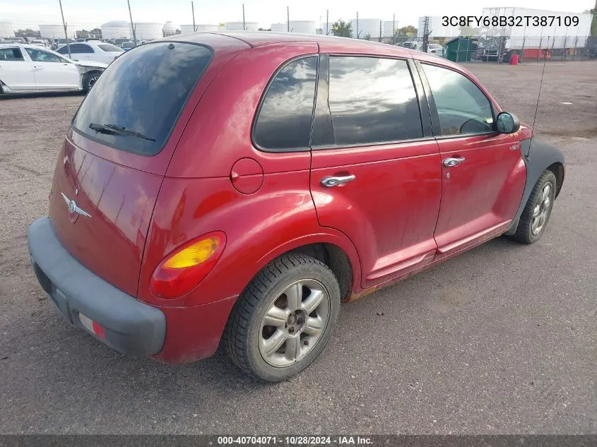 2002 Chrysler Pt Cruiser Limited VIN: 3C8FY68B32T387109 Lot: 40704071