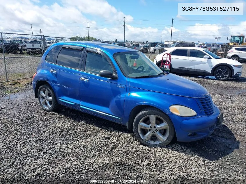 3C8FY78G53T527115 2003 Chrysler Pt Cruiser Gt