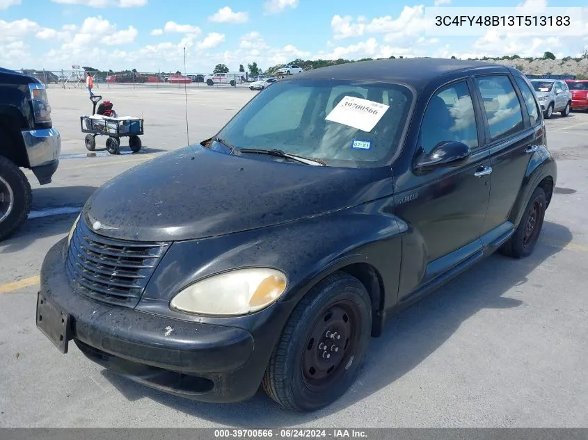 2003 Chrysler Pt Cruiser VIN: 3C4FY48B13T513183 Lot: 39700566