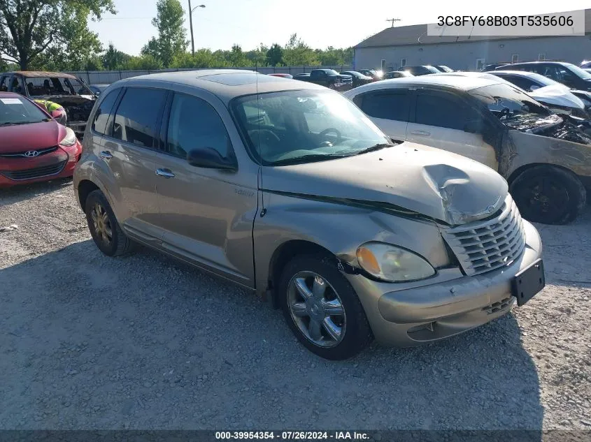 2003 Chrysler Pt Cruiser Limited VIN: 3C8FY68B03T535606 Lot: 39954354