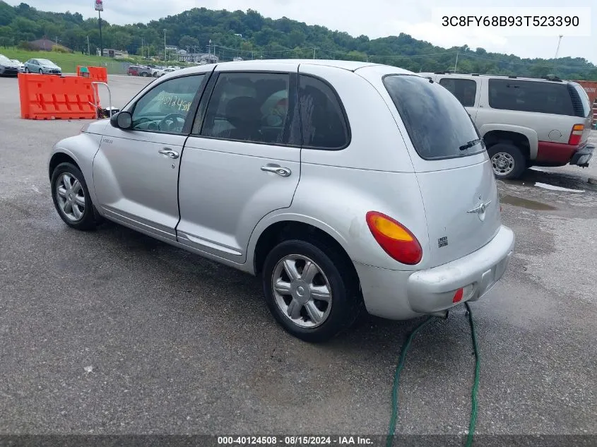 2003 Chrysler Pt Cruiser Limited VIN: 3C8FY68B93T523390 Lot: 40124508