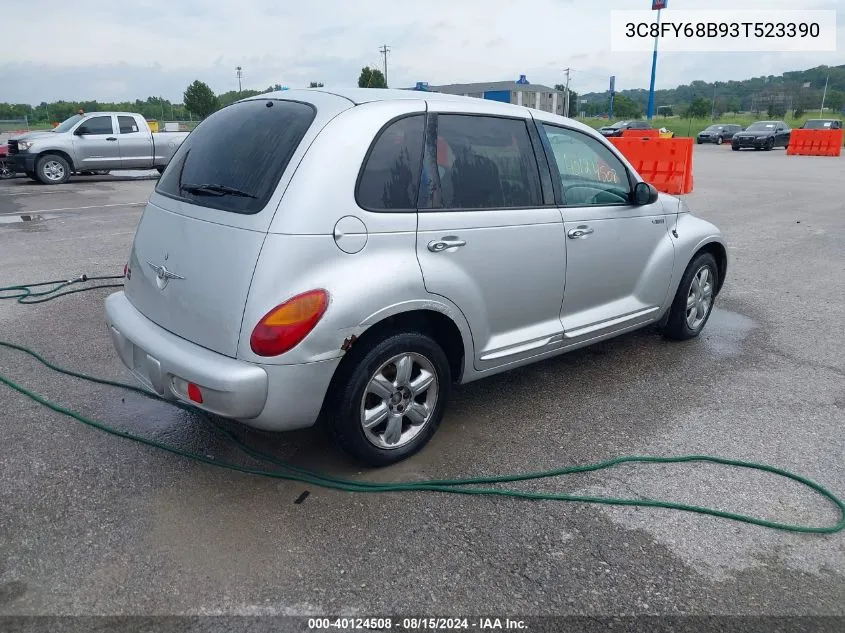 2003 Chrysler Pt Cruiser Limited VIN: 3C8FY68B93T523390 Lot: 40124508