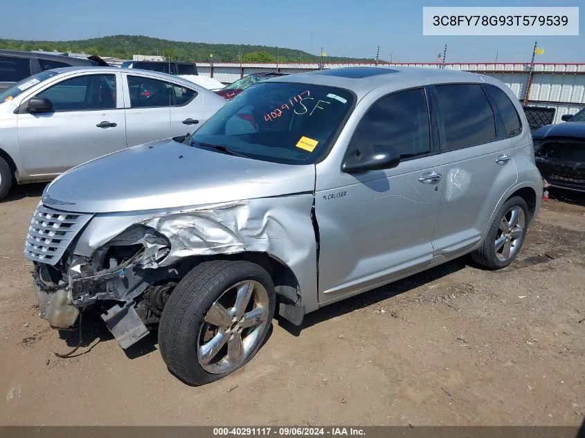 2003 Chrysler Pt Cruiser Gt VIN: 3C8FY78G93T579539 Lot: 40291117