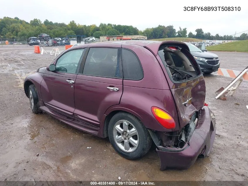 3C8FY68B93T508310 2003 Chrysler Pt Cruiser Limited