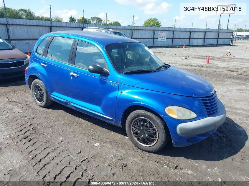 2003 Chrysler Pt Cruiser VIN: 3C4FY48BX3T597018 Lot: 40360472