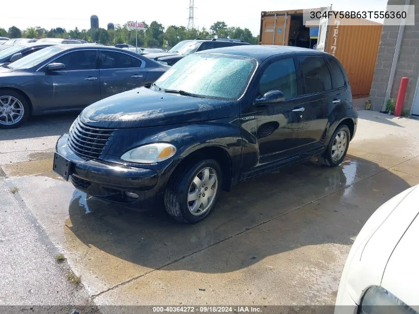 2003 Chrysler Pt Cruiser Touring VIN: 3C4FY58B63T556360 Lot: 40364272