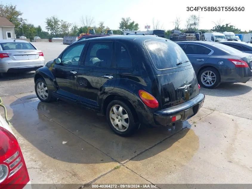 2003 Chrysler Pt Cruiser Touring VIN: 3C4FY58B63T556360 Lot: 40364272