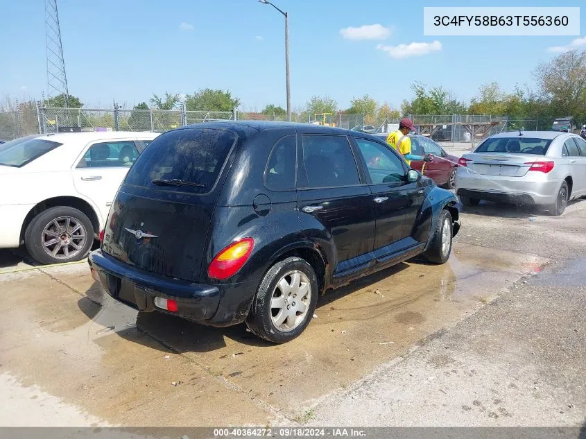 2003 Chrysler Pt Cruiser Touring VIN: 3C4FY58B63T556360 Lot: 40364272