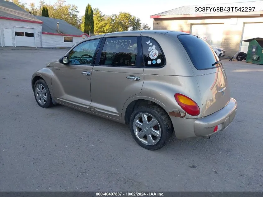 2003 Chrysler Pt Cruiser Limited VIN: 3C8FY68B43T542297 Lot: 40497837