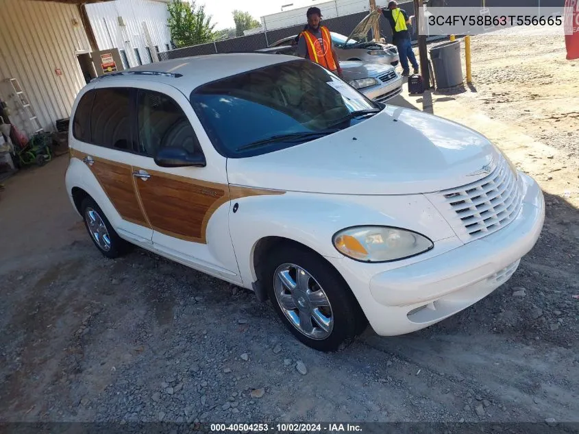 2003 Chrysler Pt Cruiser Touring VIN: 3C4FY58B63T556665 Lot: 40504253