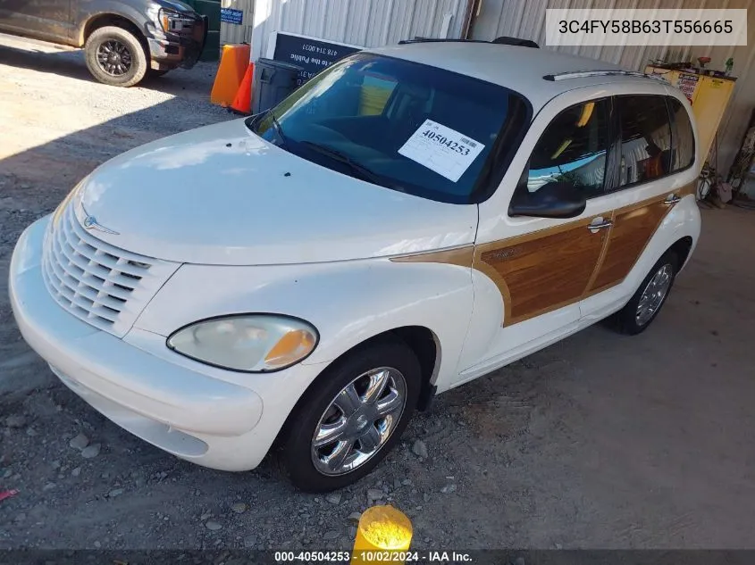 2003 Chrysler Pt Cruiser Touring VIN: 3C4FY58B63T556665 Lot: 40504253