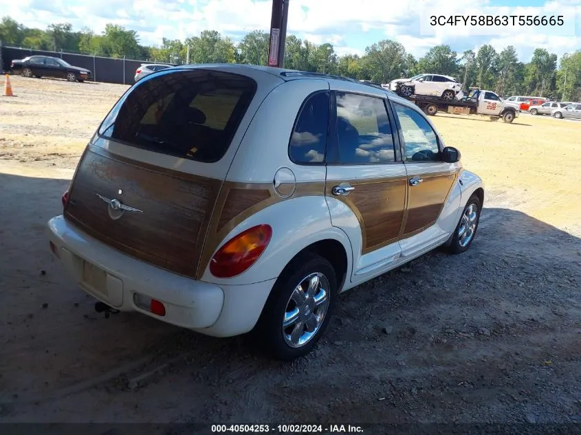 2003 Chrysler Pt Cruiser Touring VIN: 3C4FY58B63T556665 Lot: 40504253