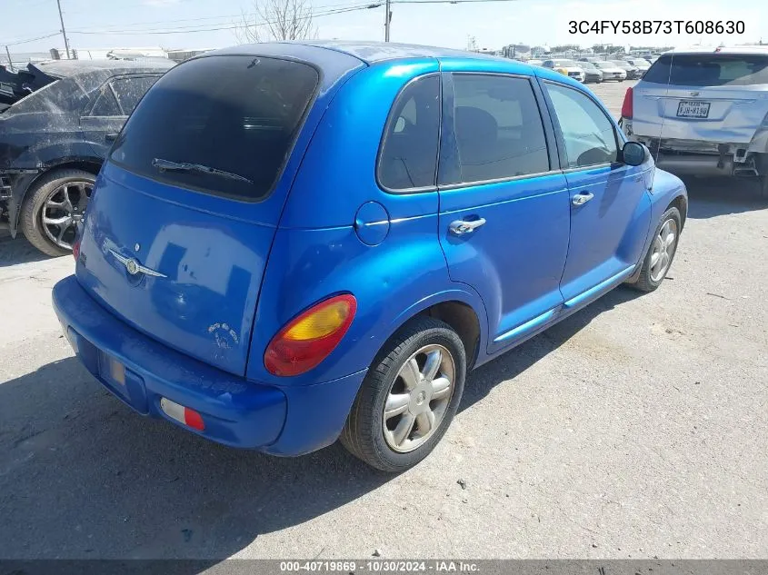 2003 Chrysler Pt Cruiser Touring VIN: 3C4FY58B73T608630 Lot: 40719869