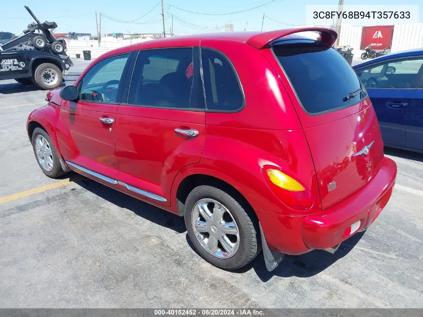 2004 Chrysler Pt Cruiser Limited VIN: 3C8FY68B94T357633 Lot: 40152452