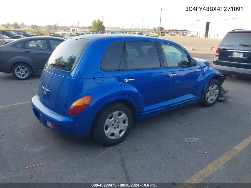 2004 Chrysler Pt Cruiser VIN: 3C4FY48BX4T271091 Lot: 40229475