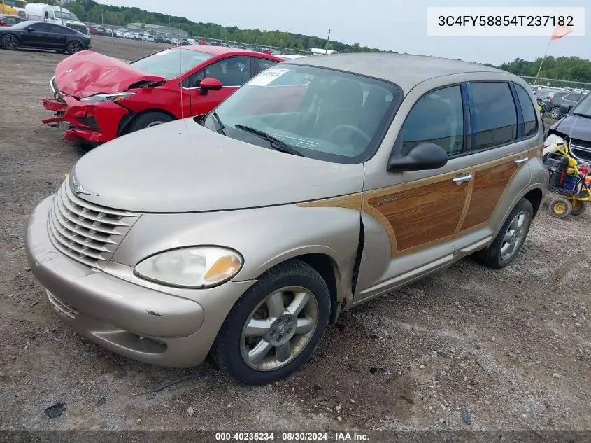 2004 Chrysler Pt Cruiser Touring VIN: 3C4FY58854T237182 Lot: 40235234