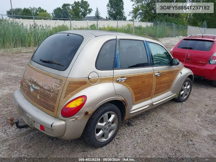 2004 Chrysler Pt Cruiser Touring VIN: 3C4FY58854T237182 Lot: 40235234