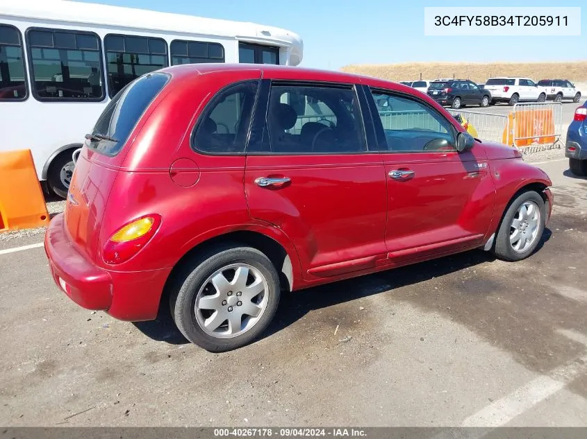 3C4FY58B34T205911 2004 Chrysler Pt Cruiser Touring