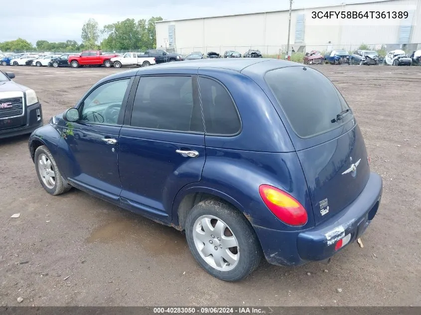 2004 Chrysler Pt Cruiser Touring VIN: 3C4FY58B64T361389 Lot: 40283050