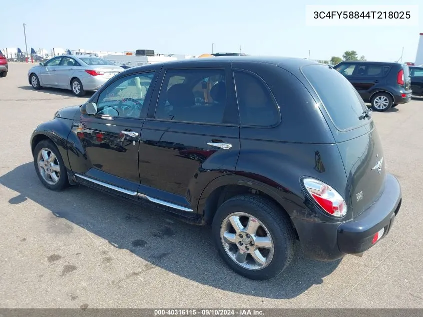 3C4FY58844T218025 2004 Chrysler Pt Cruiser Touring