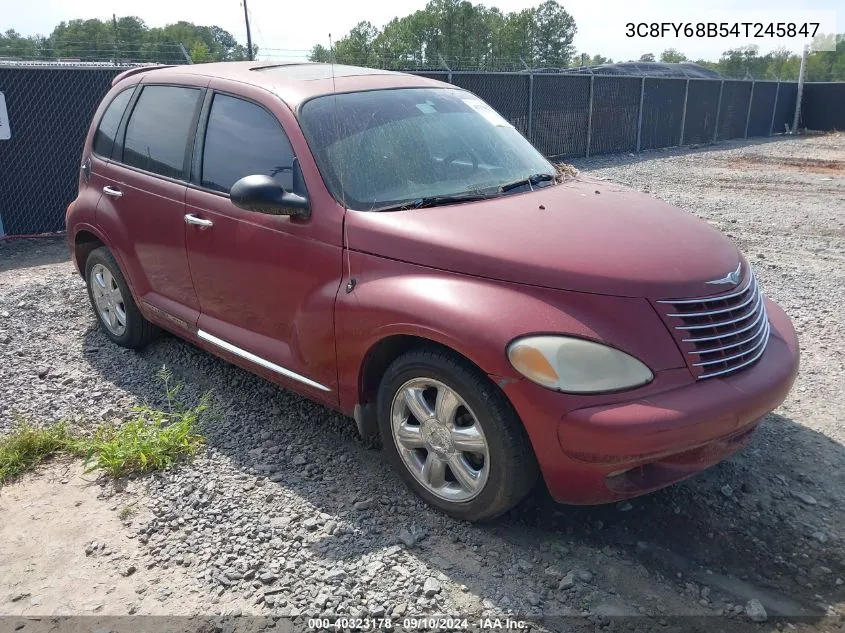 2004 Chrysler Pt Cruiser Limited VIN: 3C8FY68B54T245847 Lot: 40323178