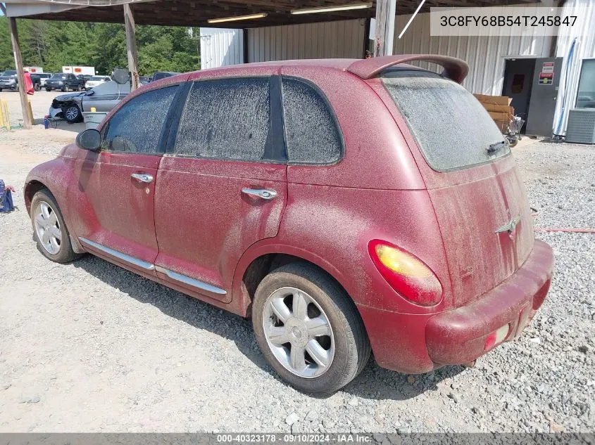 2004 Chrysler Pt Cruiser Limited VIN: 3C8FY68B54T245847 Lot: 40323178