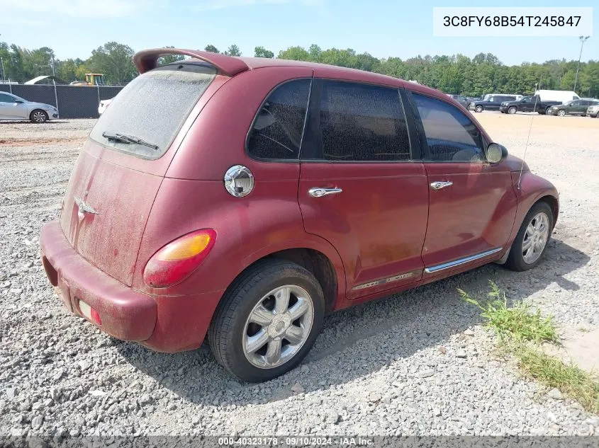 2004 Chrysler Pt Cruiser Limited VIN: 3C8FY68B54T245847 Lot: 40323178