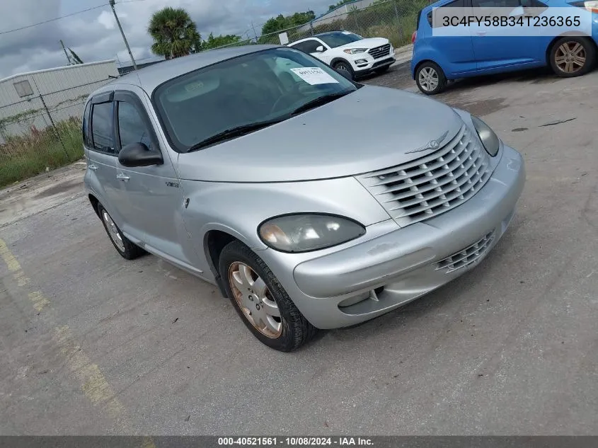 2004 Chrysler Pt Cruiser Touring VIN: 3C4FY58B34T236365 Lot: 40521561