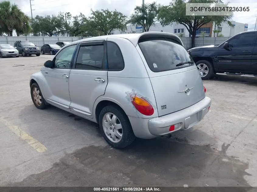 2004 Chrysler Pt Cruiser Touring VIN: 3C4FY58B34T236365 Lot: 40521561