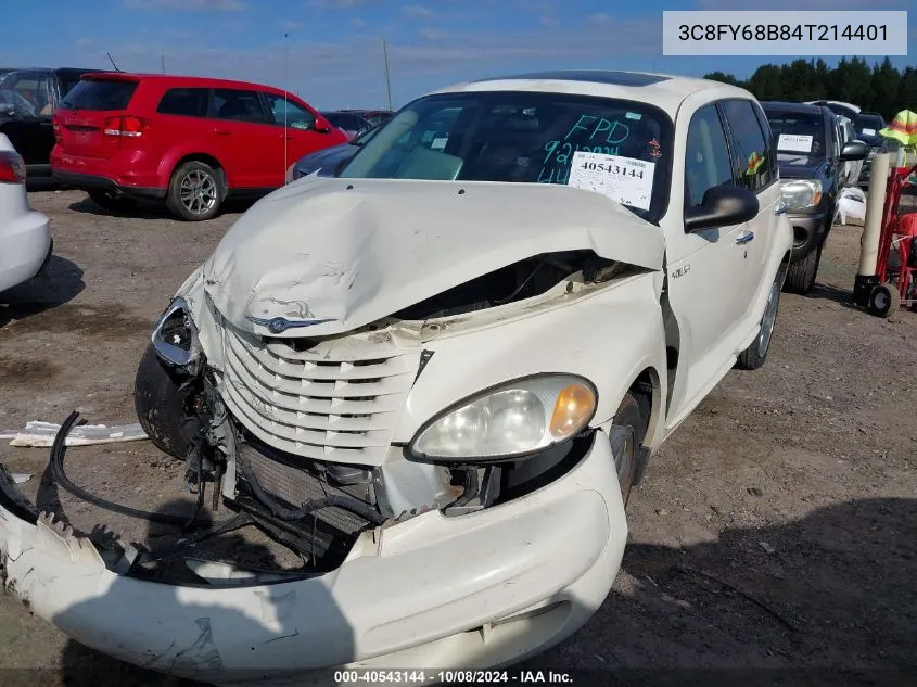 2004 Chrysler Pt Cruiser Limited VIN: 3C8FY68B84T214401 Lot: 40543144