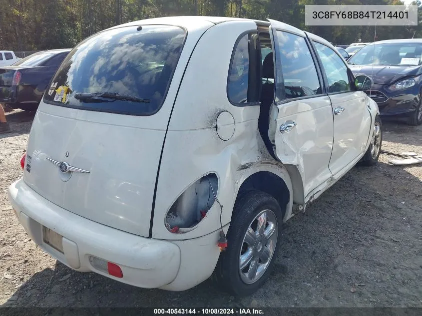 2004 Chrysler Pt Cruiser Limited VIN: 3C8FY68B84T214401 Lot: 40543144