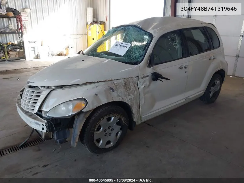 2004 Chrysler Pt Cruiser VIN: 3C4FY48B74T319646 Lot: 40545895