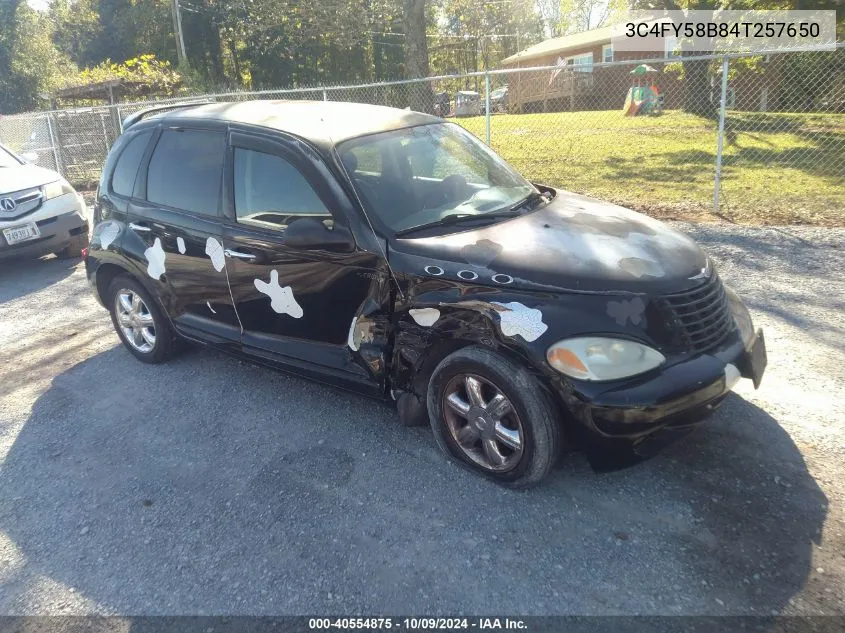 2004 Chrysler Pt Cruiser Touring VIN: 3C4FY58B84T257650 Lot: 40554875