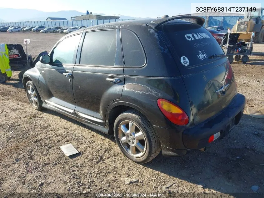 2004 Chrysler Pt Cruiser Limited VIN: 3C8FY68814T237149 Lot: 40622852