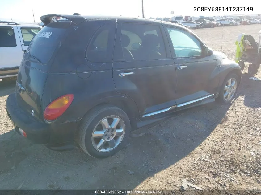 2004 Chrysler Pt Cruiser Limited VIN: 3C8FY68814T237149 Lot: 40622852