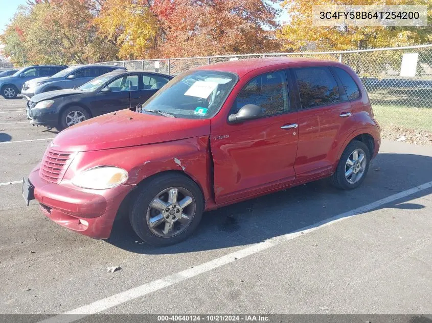 2004 Chrysler Pt Cruiser Touring VIN: 3C4FY58B64T254200 Lot: 40640124