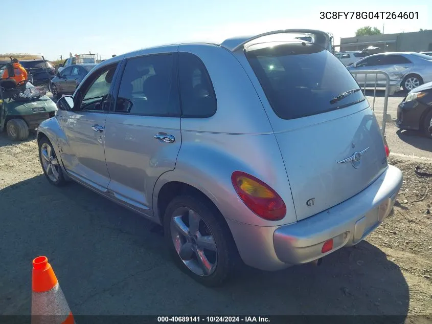 2004 Chrysler Pt Cruiser Gt VIN: 3C8FY78G04T264601 Lot: 40689141