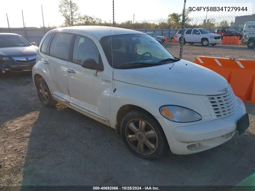 2004 Chrysler Pt Cruiser Touring VIN: 3C4FY58B34T279944 Lot: 40692066