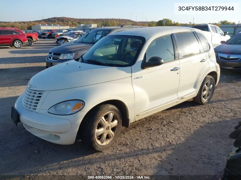 2004 Chrysler Pt Cruiser Touring VIN: 3C4FY58B34T279944 Lot: 40692066