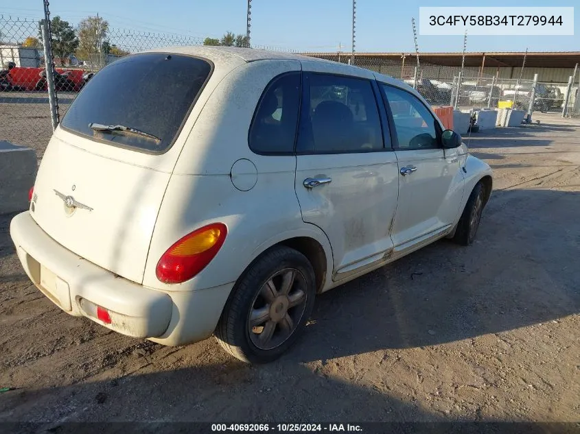 2004 Chrysler Pt Cruiser Touring VIN: 3C4FY58B34T279944 Lot: 40692066