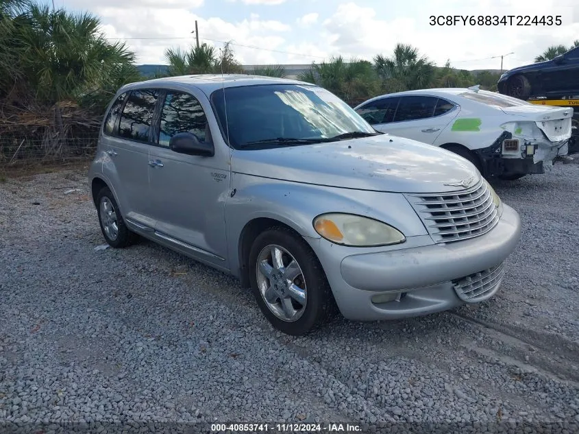 2004 Chrysler Pt Cruiser Limited VIN: 3C8FY68834T224435 Lot: 40853741