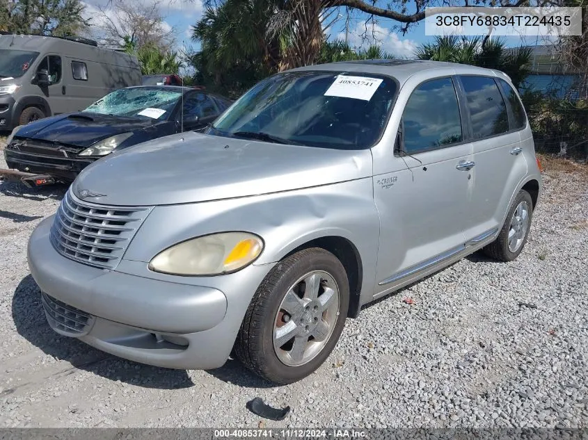 2004 Chrysler Pt Cruiser Limited VIN: 3C8FY68834T224435 Lot: 40853741