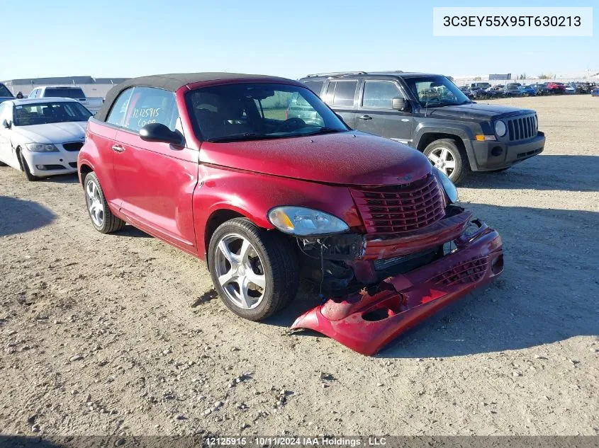 2005 Chrysler Pt Cruiser Touring VIN: 3C3EY55X95T630213 Lot: 12125915