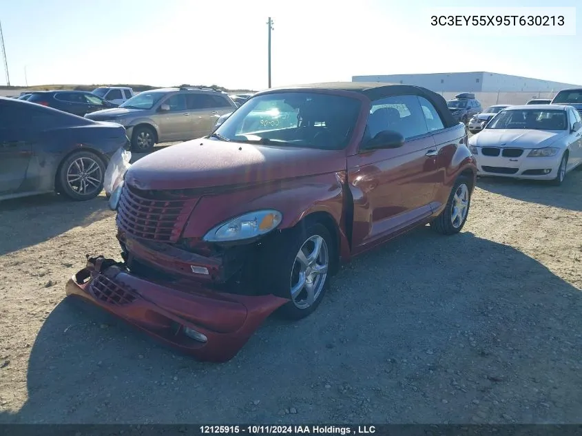 2005 Chrysler Pt Cruiser Touring VIN: 3C3EY55X95T630213 Lot: 12125915