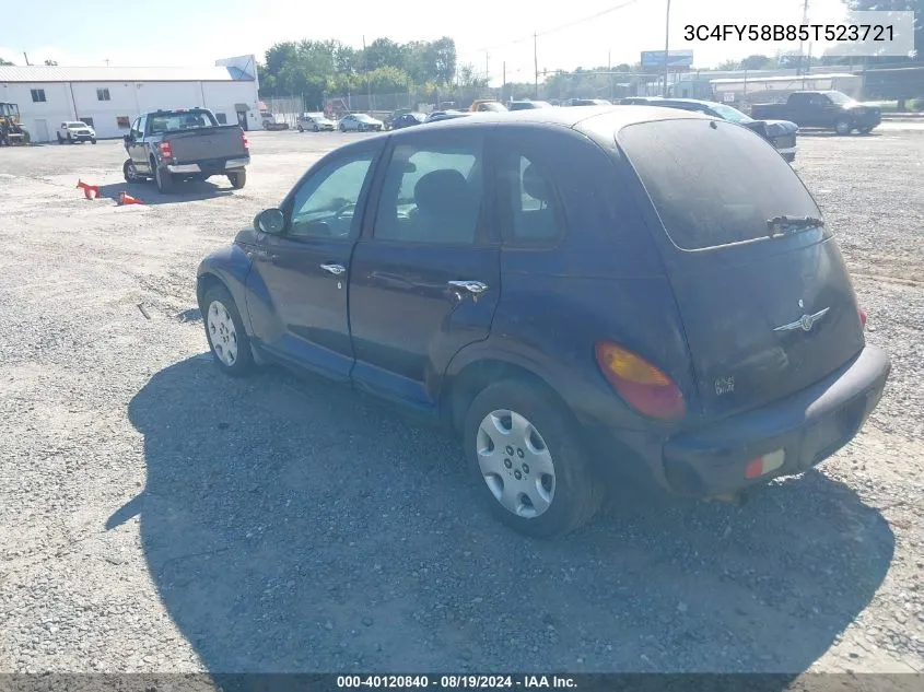 2005 Chrysler Pt Cruiser Touring VIN: 3C4FY58B85T523721 Lot: 40120840