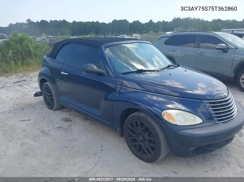 3C3AY75S75T362860 2005 Chrysler Pt Cruiser Gt