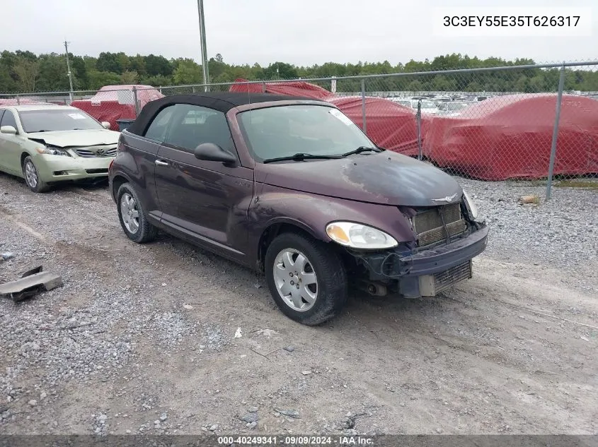 2005 Chrysler Pt Cruiser Touring VIN: 3C3EY55E35T626317 Lot: 40249341